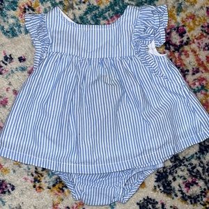 Baby girl dress & bloomers